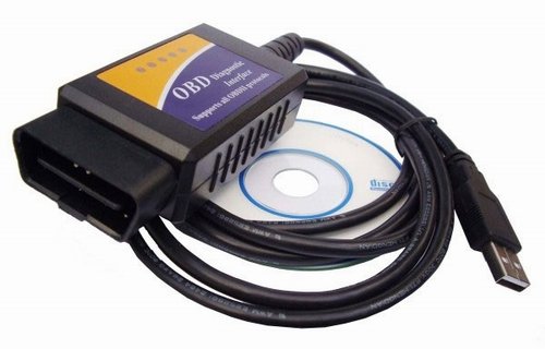 OBD-II OBD 2 адаптер Quantoom ELM327 USB v 1.5