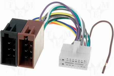 Разъем автомагнитолы CLARION 4,3 718R - ISO (евро)